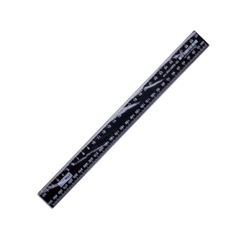 Лінійка пластикова BUROMAX (BM.5830-30), 30 см